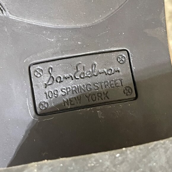 Sam Edelman Penny Leather Riding Boots Size 8 Whiskey Regular Calf Brown - Picture 9 of 12